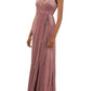 Sorella Vita - Romantic Velvet Floor-Length Bridesmaid Dress with Wrap Detail