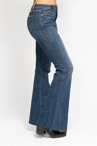 Judy Blue - Shield Back Pocket Flare Jeans