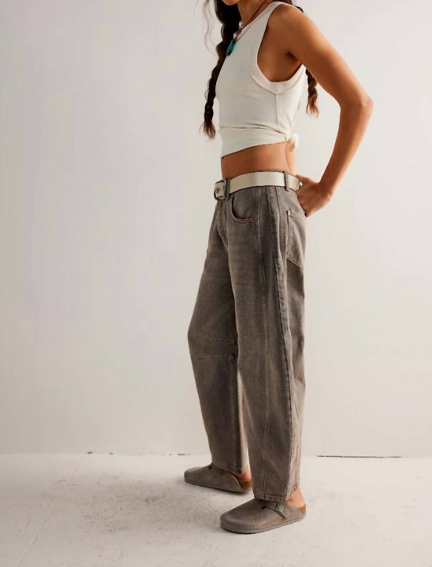 Free People - Good Luck Barrel Jeans