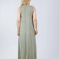 Elliott Lauren - Donna Sleeveless Maxi Dress With Pocket