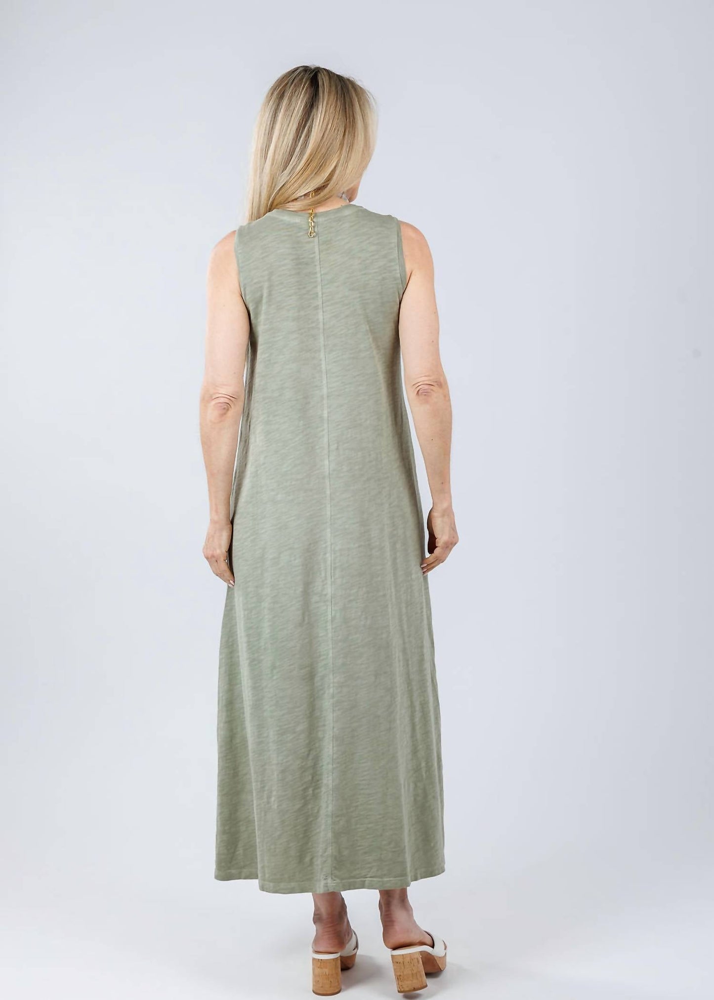 Elliott Lauren - Donna Sleeveless Maxi Dress With Pocket