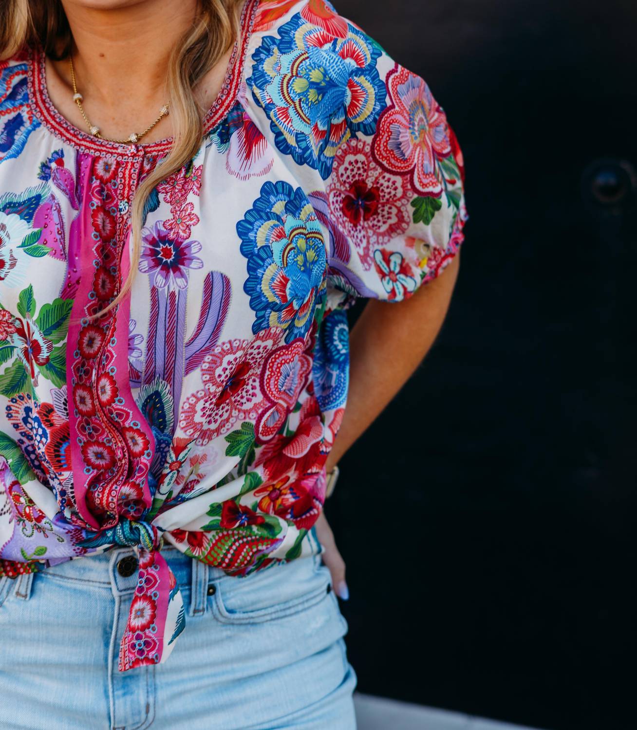 Johnny Was - Avah Button Down Shirt Kallie