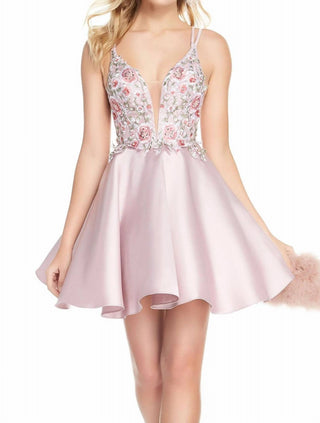 Alyce Paris - Floral Mini Dress