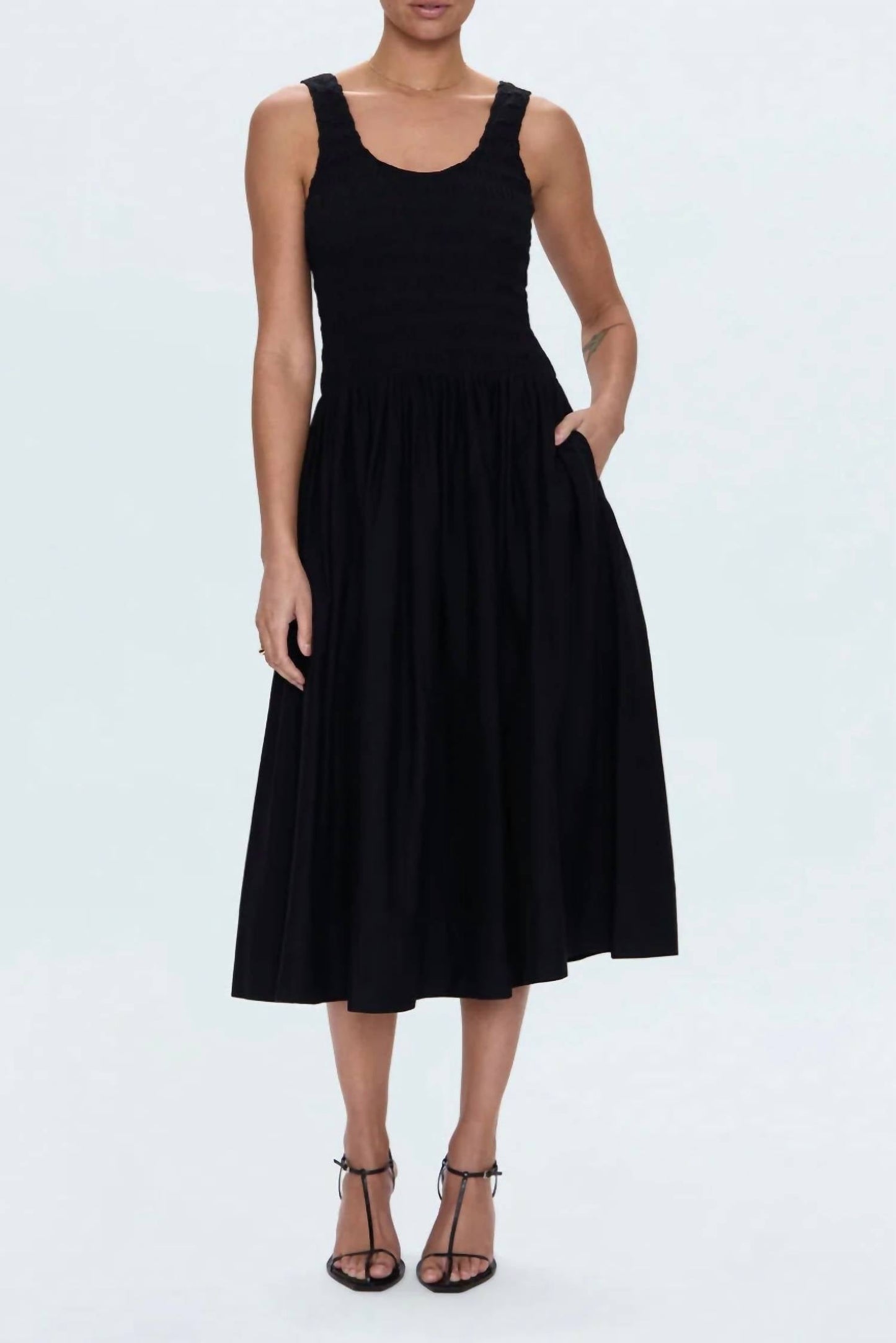 Pistola - Alessia Smocked Midi Dress