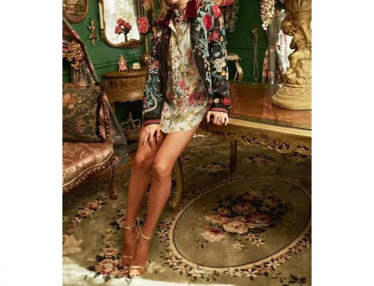Aratta - Bellezza Embroidered Floral Jacket