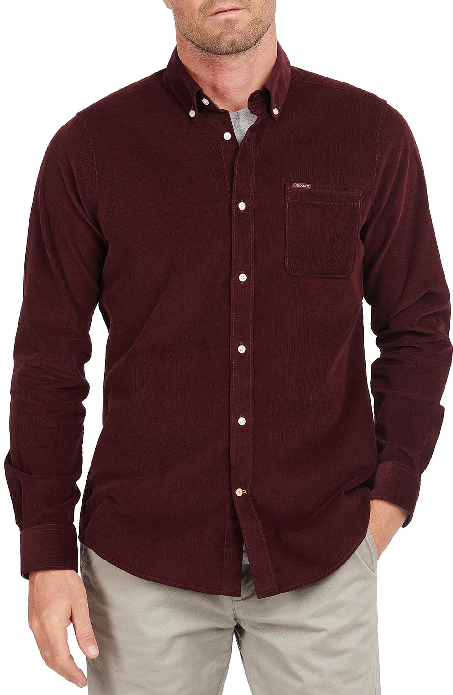 Barbour Men's Ramsey Tailored Fit Corduroy Shirt