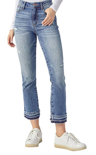 Risen - Shadow Hem Straight Leg Jean