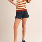 &Merci - Striped Short Sleeve Sweater