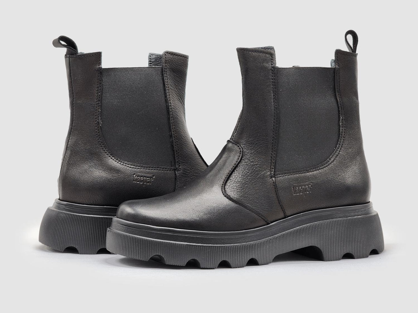 Kcr Group - Women's Modern Insulated Zip-up Chelsea Leather Boots