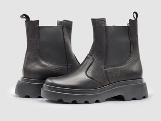 Kcr Group - Women's Modern Insulated Zip-up Chelsea Leather Boots