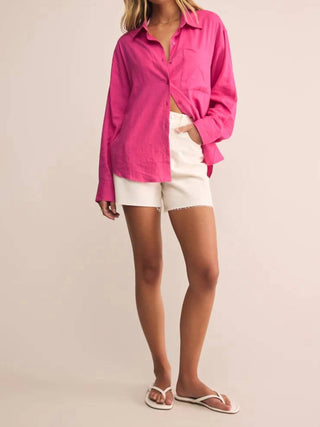 Z Supply - Alfie Linen Button Up Shirt