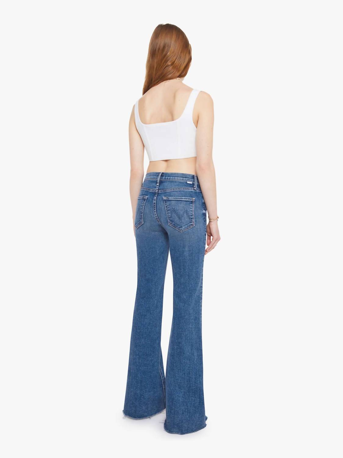 Mother - Doozy Sneak Fray Hem Jeans