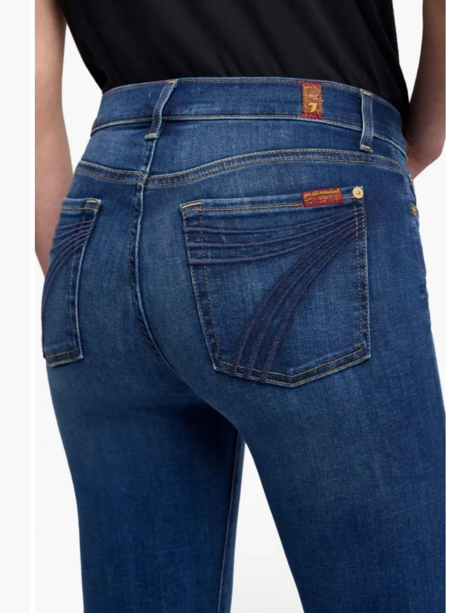 7 For All Mankind - Slim Illusion Tailorless Dojo Trouser Leg Jeans