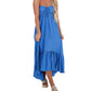Day + Moon - Catching Feelings Halter Midi Dress