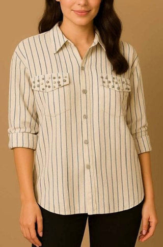 Guadalupe Design - Giovanna Stripe Shirt