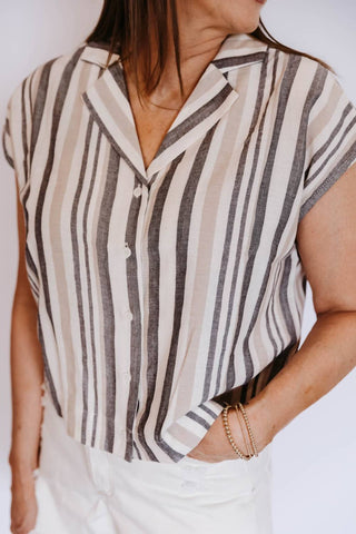 In February - Paige Striped Top