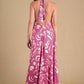 Elan - Silky Halter Maxi Dress