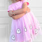 Sweet Wink - Ghost Sequin Halloween Short Sleeve Tutu Dress