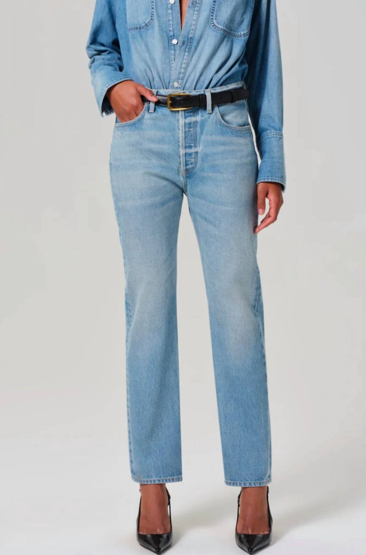 Citizens Of Humanity - Blaine High Rise Straight Jeans