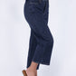 Judy Blue - Vintage Blues High-rise Tummy Control Crop Wide Leg Jeans