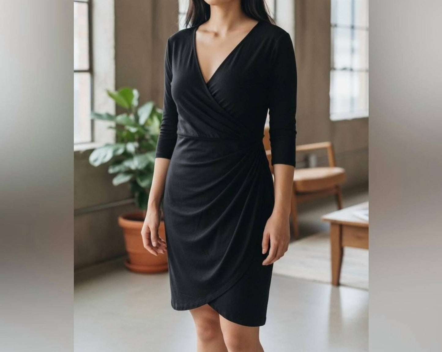 24Seven - Chic Flattering Fit Dress