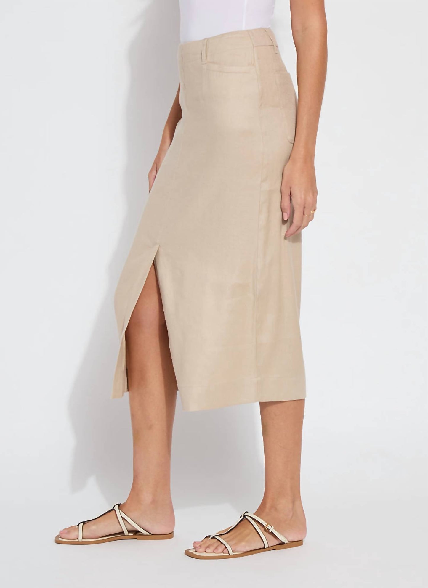 Lysse - Nixie Linen Long Pencil Skirt
