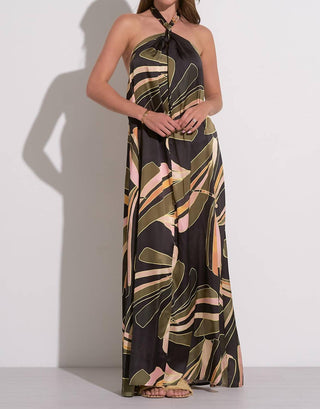 Elan - Leigh Halter Maxi Dress