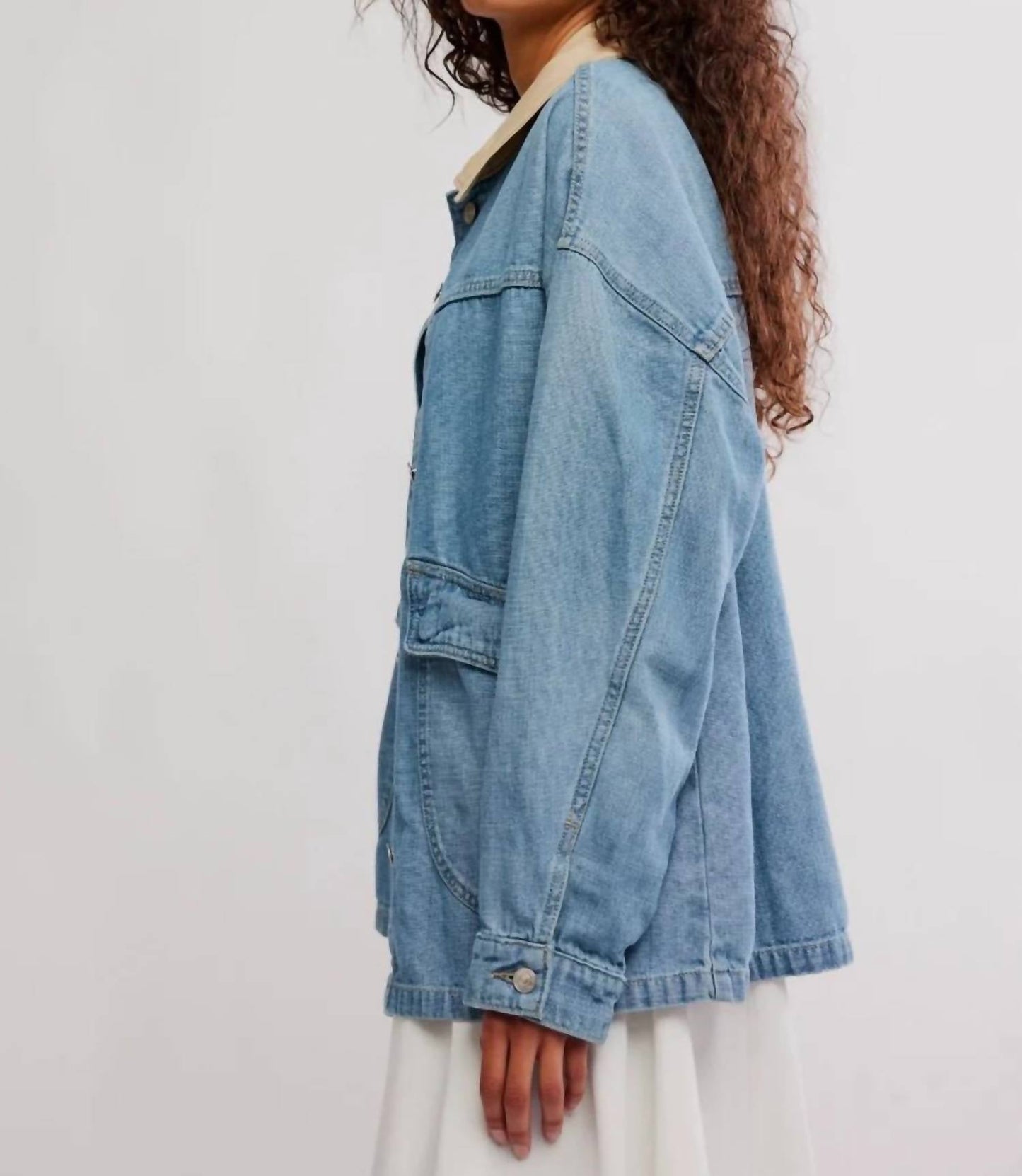 Free People - Lemon Denim Jacket