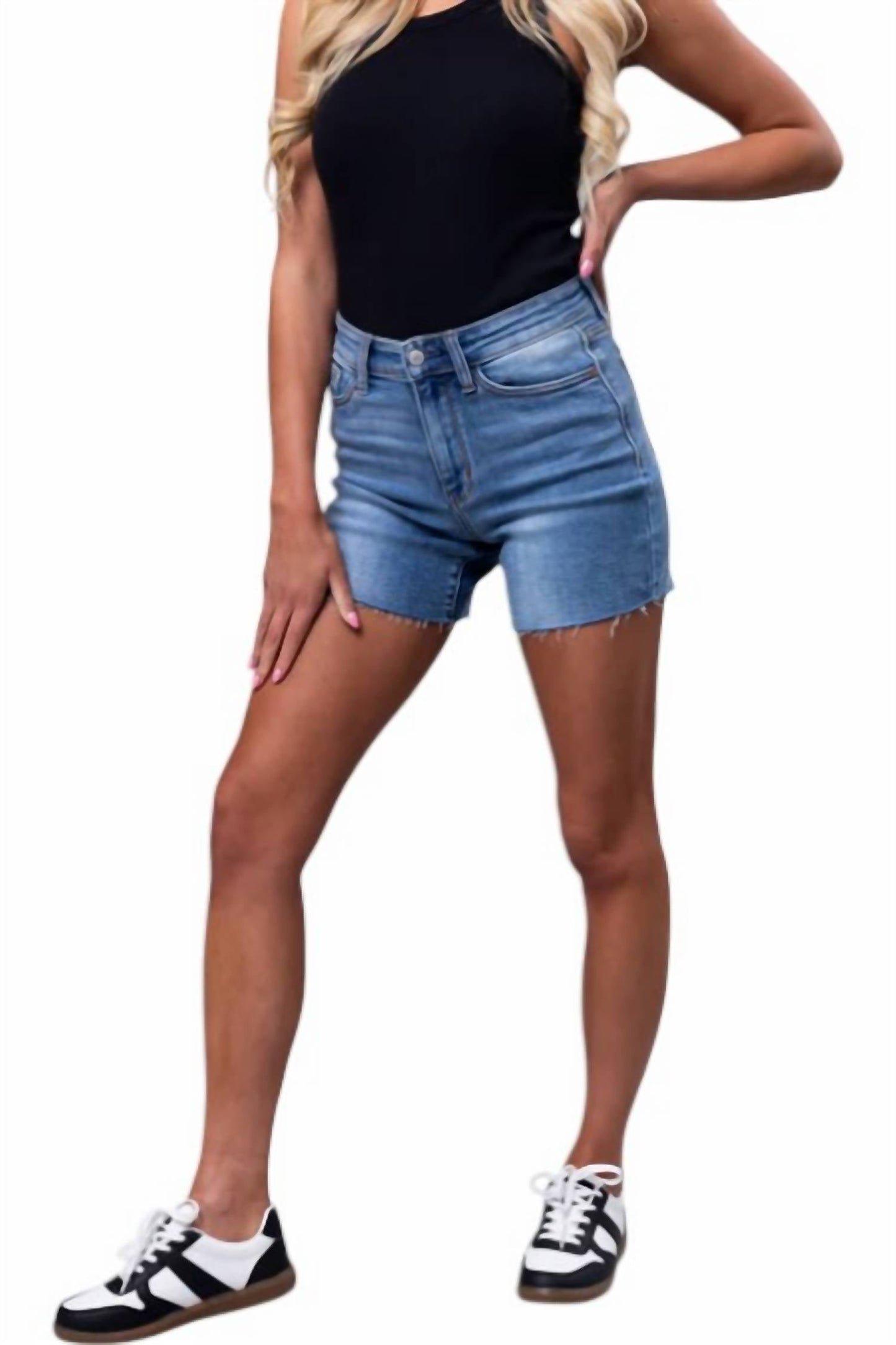 Judy Blue - High Waisted Cut Off Shorts