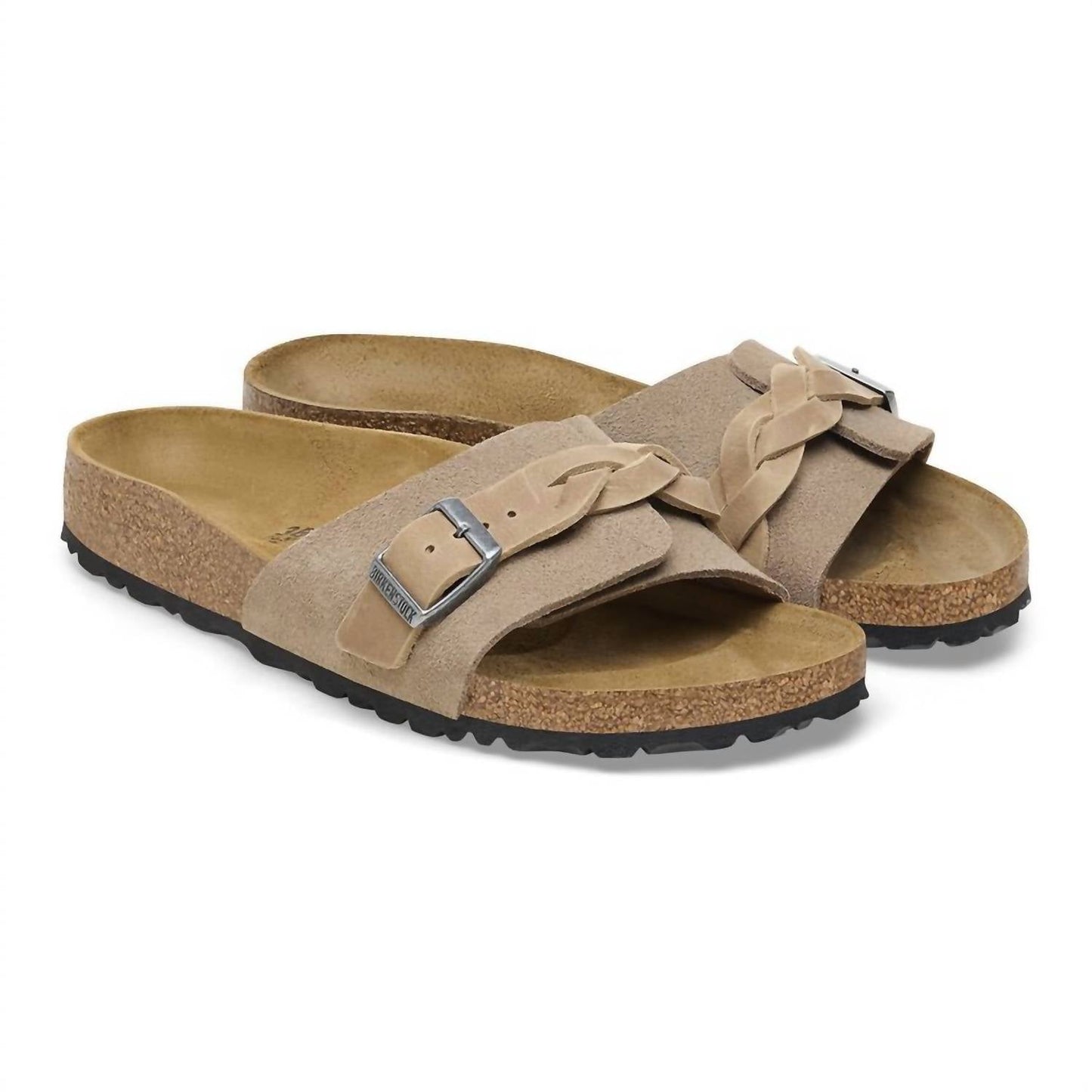 Birkenstock - Women's Oita Braided Suede Sandals