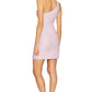 Susana Monaco - Faux Leather One Shoulder Mini Dress