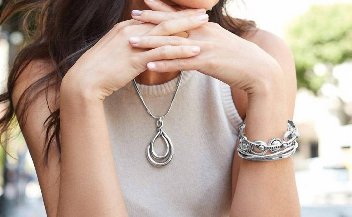 Brighton - Women's Interlok Twist Convertible Necklace