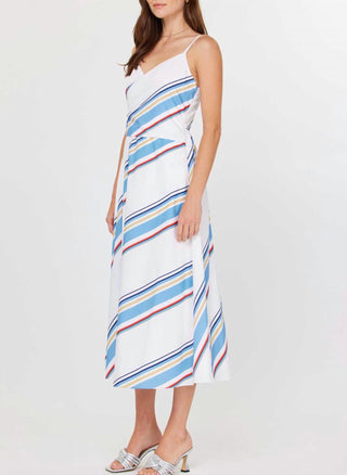 Current Air - Juliette V-neck Wrap Midi Dress