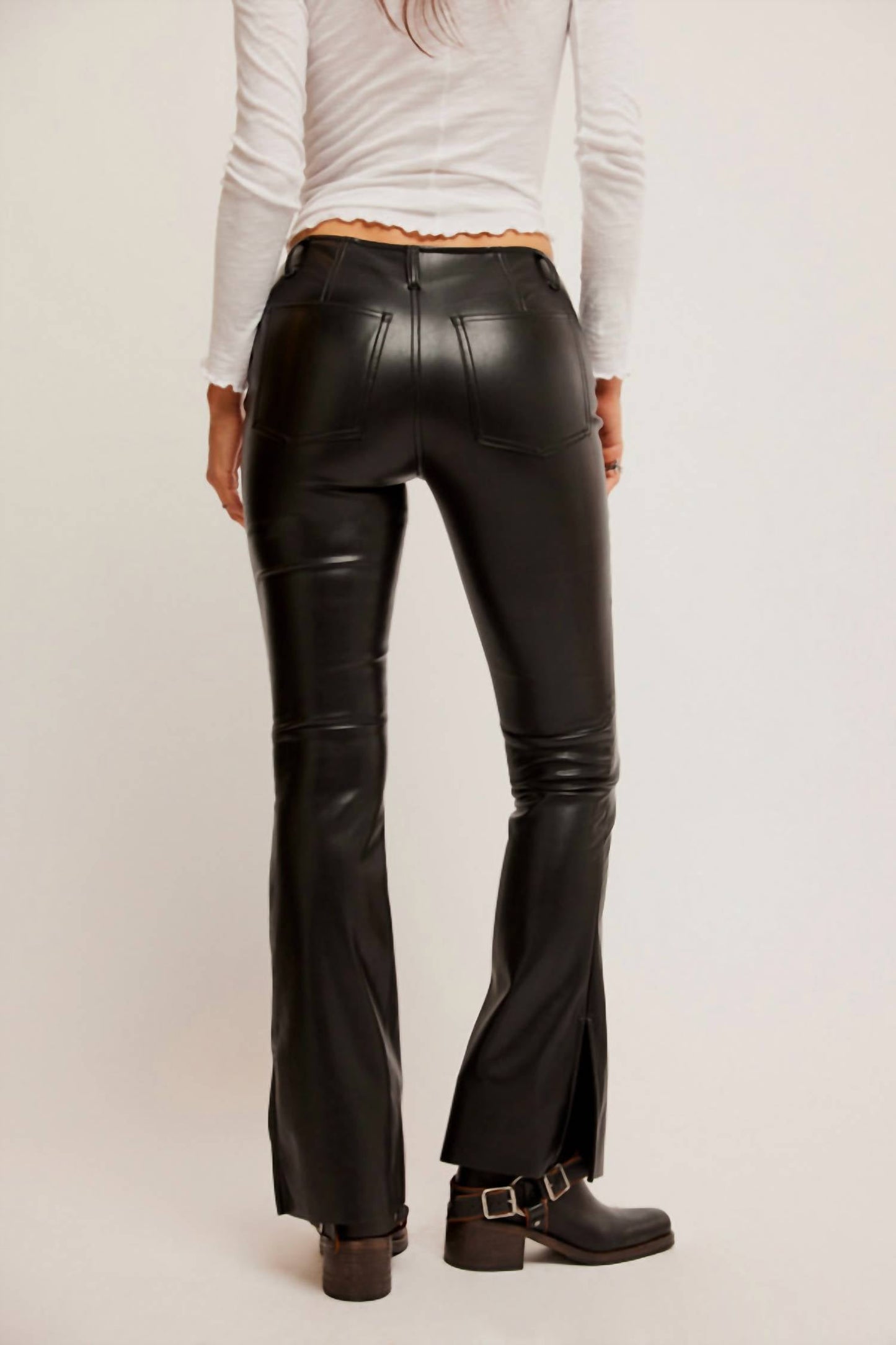 Free People - Women's Level Up Vegan Slit Bootcut Pant