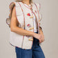 &Merci - Print Binding Quilted Vest