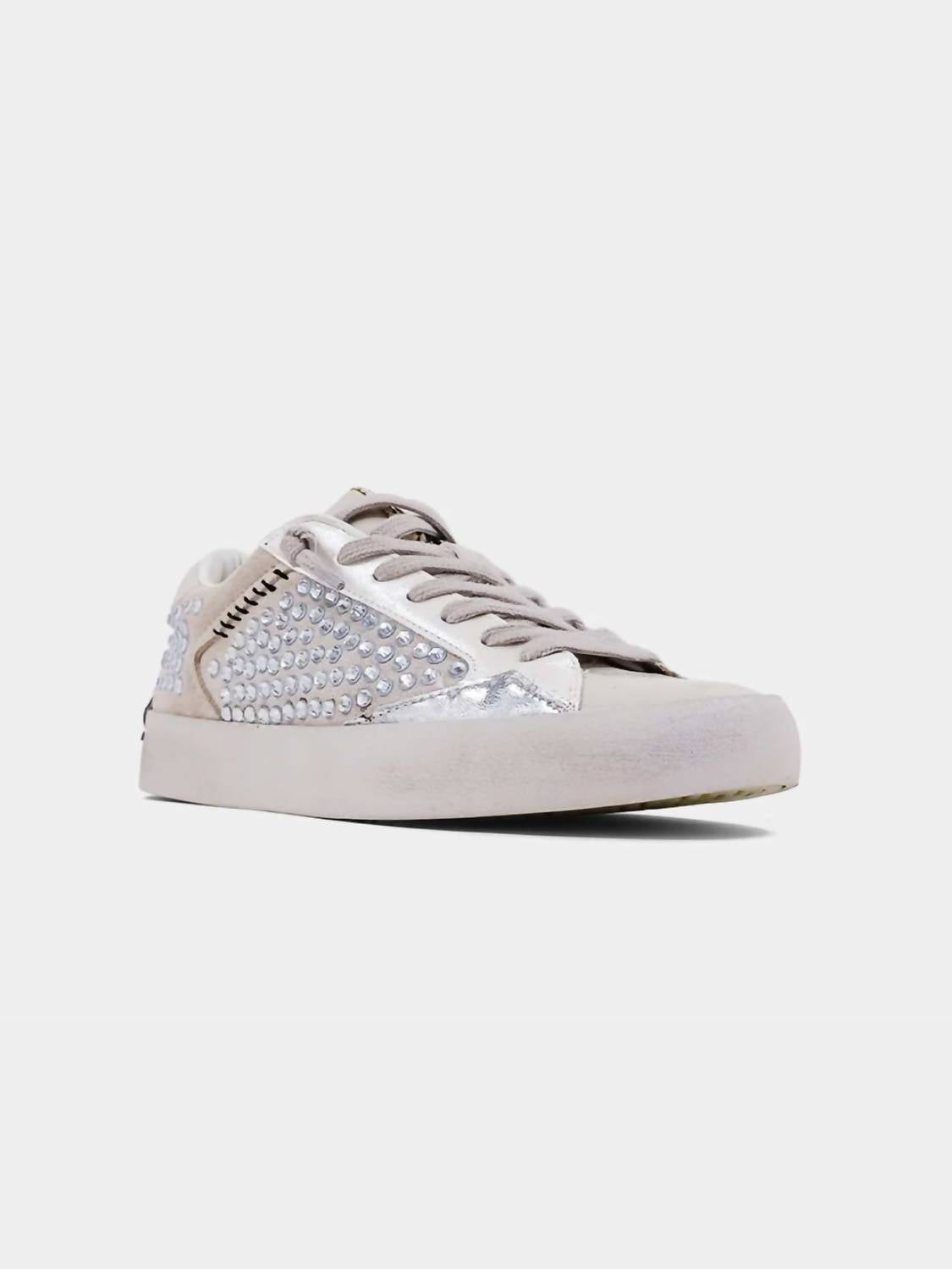 Shu Shop - Women's Ruby Metallic Stud Sneaker