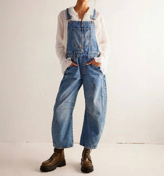 Free People - Good Luck Barrel Overalls