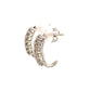 1.09ct Diamond Diamond Hoop Earrings 14KT White Gold