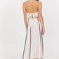Vintage Havana - Linen Blend Maxi Skirt