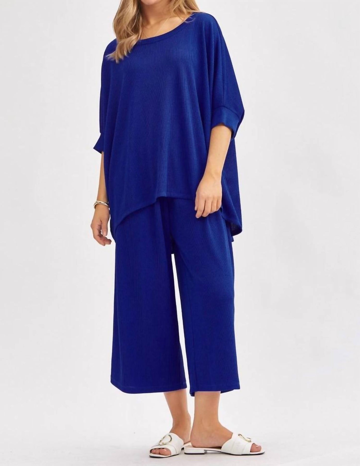Dear Scarlett - Bali Wide Leg Capri Travel Set