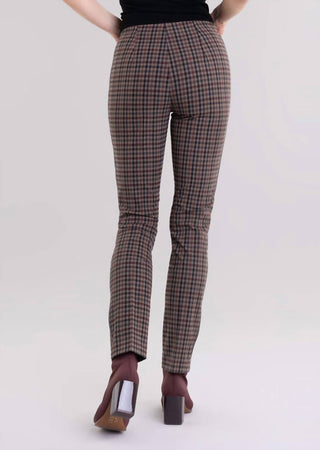 Lisette L - Emery Plaid Slim Ankle Pants