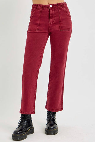 Risen - High Rise Ankle Flare Risen Jeans
