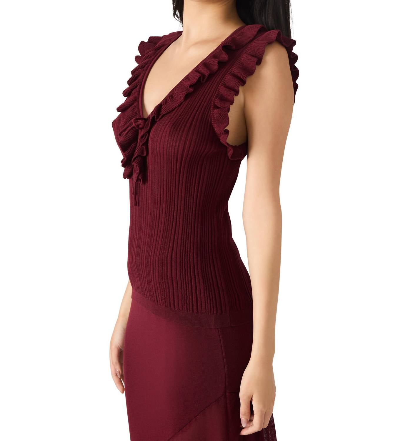 Steve Madden - Nataly Sleeveless V-neck Sweater