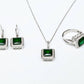 Avenue Chic - Women's Emerald Square Set