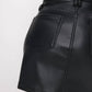 Good American - Better Than Leather Miniskirt
