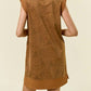Doe And Rae - Women's Vegan Suede Wild Side Dress
