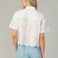 Joe'S Jeans - Eyelet Short Sleeve Top