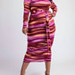 The Curve La - Plus Size Knit Long Sleeve Midi Dress With Self-tie Belt