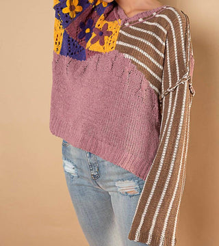 Pol - Chenille Crochet Sweater