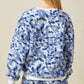 Baevely By Wellmade - Floral Bliss Sherpa Pullover